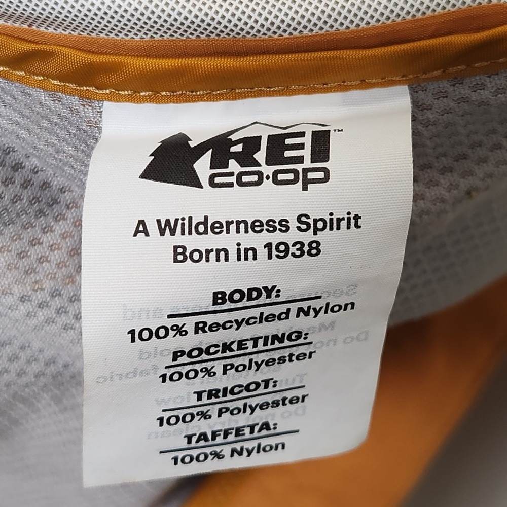 REI Co-op Rainier Jacket Womens Small Orange 2.5L Waterproof Outdoors Hiking - Picture 5 of 16